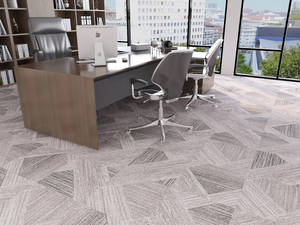 Carrelage de moquette 50x50 durable et élégant, écologique, <span class=keywords><strong>gris</strong></span> <span class=keywords><strong>taupe</strong></span> / rose <span class=keywords><strong>clair</strong></span>, conçu pour les espaces de travail des cadres dirigeants et l'hôtellerie - Product Image 1