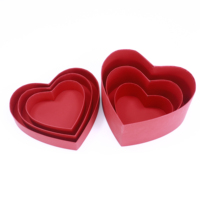 Vente en gros de boîtes à fleurs en forme de cœur pour la Saint-Valentin, cadeaux pour maman, boîtes à sous-vêtements pour cadeaux
