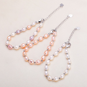 Asal, sumber, gelang mutiara air tawar, cacat kecil wanita, sederhana dan elegan hadiah ibu, dipersonalisasi perhiasan teman terbaik - Product Image 2