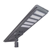 Lampadaire solaire LED tout-en-un IP65, hauteur d'installation 3M-9M, garantie 3 ans, construction en alliage d'aluminium, certifié CE CCC