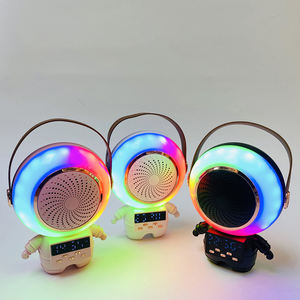 Nouveau haut-parleur Bluetooth portable <span class=keywords><strong>mini</strong></span> SP-240103-1 RGB Astronaut avec microphone, karaoké, basses <span class=keywords><strong>HIFI</strong></span> et horloge - Product Image 1
