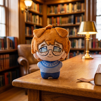 Peluches personnalisées OEM/ODM sur le thème des jeux d'anime, avec logo brodé, figurines de dessins animés, jouets doux, faible MOQ pour cadeaux d'affaires