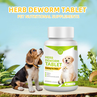 Convient aux chats et aux chiens Produits de santé pour animaux de compagnie Suppléments à base de plantes Régulation gastro-intestinale Comprimés vermifuges à base de plantes