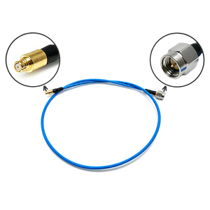 Câble d'extension coaxial RF pigtail SMA mâle vers SMP femelle 086 RG141 RG142 RG405 .141" SS402 SS405 Tflex405 - Product Image 1