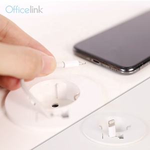 Œillets électriques de haute qualité, pour meubles de bureau, avec prise européenne - Product Image 5