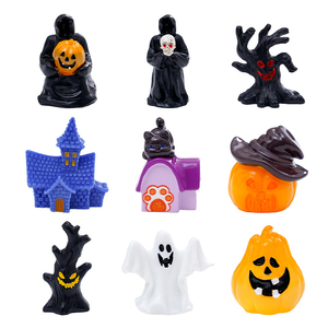 Nouvelle figurine de démon de la mort citrouille d'Halloween KI Yuewu, accessoires décoratifs suspendus DIY, mini ornements de bureau - Product Image 5