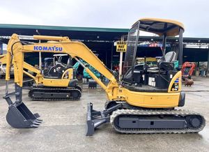 Mini-excavatrice Komatsu PC30MR d'occasion du Japon, excavatrice à chenilles en caoutchouc de 3 tonnes |   Mini pelle originale avec godet de 0,2 m et moteur Kawasaki - Product Image 6
