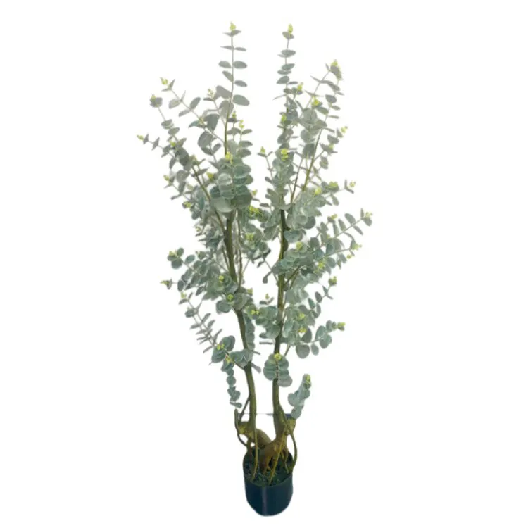 Новая модель искусственного эвкалипта Eukalyptus для продажи, высокое качество, сохраненный настоящий эвкалипт, листья зеленого цвета