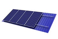 Système de montage solaire pour toiture métallique, structure modulaire, installation non-pénétrante, conception de fixation étanche pour projets industriels