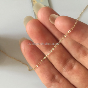 סיטונאי זהב 14 קראט מלא 1.28 מ "מ עגולה שטוח רוחב עבור 3 מ" מ 4 מ "מ 6 מ" מ 25 מ "מ - Product Image 5