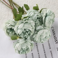 Arrangements de pivoine de fleurs artificielles décorations de bouquet de fleurs en soie artificielles décor centres de table de mariage