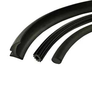 Silicone Rubber EPDM Door Rubber Sealing Strip Extruded Sponge Seal Strip Glazing Custom Rubber Gasket Seal For Aluminum Window