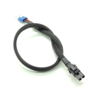 Kabel Molex Mega-fit dengan pelindung kepala kabel 2 Pin ke Terminal Ring 4MM 2004561212
