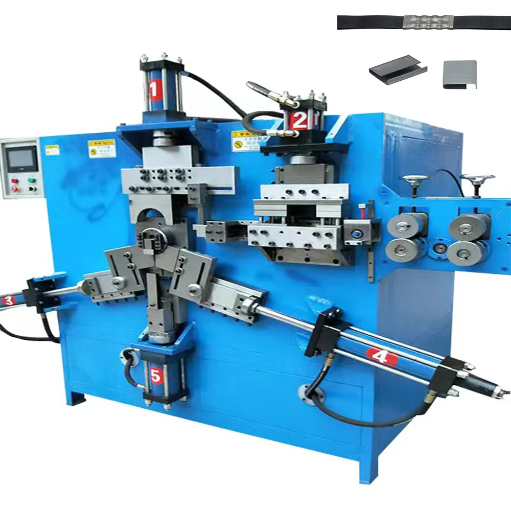 GST 2D 3D CNC thủy lực tự động vành đai móc khóa máy làm