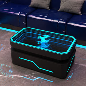 Yüksek kalite moda ticari Bar kokteyl gece kulübü sürdürülebilir temperli cam paslanmaz çelik ayna özelleştirmek Led masa - Product Image 5