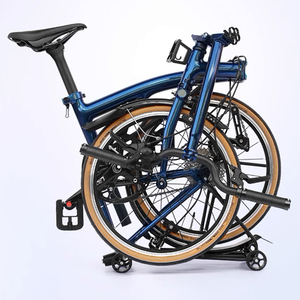 Vomo 16 Inch 9 Variable Speed Unisex Outdoor CityBike Male and Female Mobility VOMO Triple Folding BIKE Folding - Product Image 3
