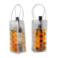 Manchon isolant portable en PVC personnalisé pour bouteilles de champagne et de vin, garde les boissons fraîches pour seaux à glace et bacs à boissons