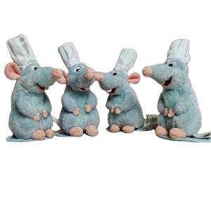 Unisex Ratatouille Ngồi Vai Nam Châm Siêu Mềm Fluffy Thân Thiện Với Môi Vải Thiết Kế Tay Thêu Rửa Đồ Chơi Sang Trọng PP Bông - Product Image 1