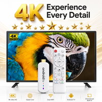 Revendedor de TV con Servicio OEM, Reproductor Multimedia Android 14, TV Stick de 8GB, Amlogic S905L Octa Core, Caja de TV Inteligente 4K