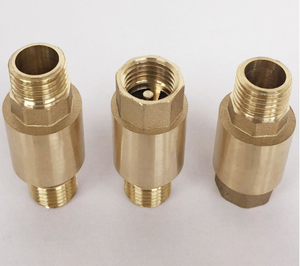 Mùa Xuân nạp kiểm tra valvecopper kiểm tra Van cho máy nén chủ đề đồng thau dọc mùa xuân kiểm tra van - Product Image 3