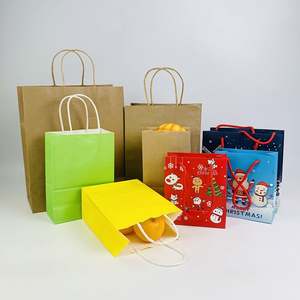 Venta Directa de Fábrica, Bolsa de Papel Kraft, Tipo de Papel Reciclado para Compras, Logotipo Personalizado con Asa - Product Image 5