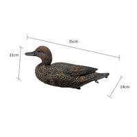 Décoys de canard en résine OEM pour la chasse en extérieur, leurres souples pour canards sauvages
