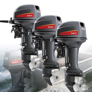 New YMH 40HP 2-Stroke Outboard <b>Boat</b> Engine with Tilt & Trim Gasoline Powered 698cc Professional Marine <b>Motor</b> - Product Image 1