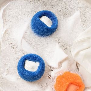 Boules à linge orange et bleues, petite taille, réutilisables pour les produits de nettoyage - Product Image 4