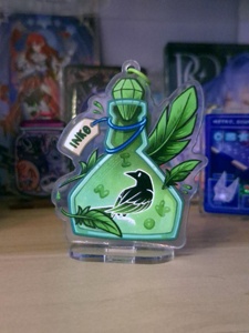OEM ODM Charm de acrílico PET con diseño de personaje en forma de botella, Charm de pie, Paquete Gacha disponible - Product Image 5