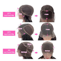 Peluca frontal de encaje HD transparente 13x6 con densidad del 180%, cabello virgen indio sin pegamento, con baby hair, al por mayor, cutícula alineada.