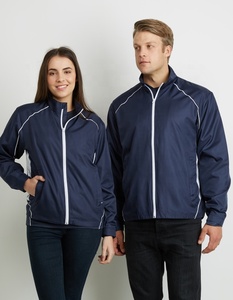 Chaqueta de entrenamiento de deportes al aire libre 2021 personalizada para hombres, ropa de invierno ligera de manga larga con cuello levantado - Product Image 2