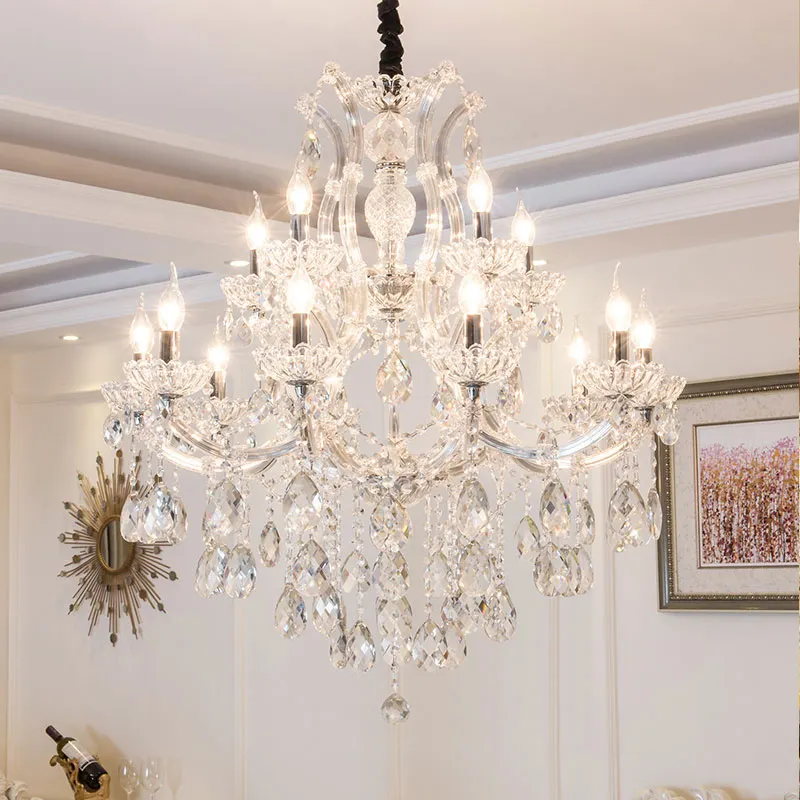 Lampadario europeo maria theresa per soggiorno hotel lobby illuminazione lampadari di cristallo tradizionali all'ingrosso di lusso
