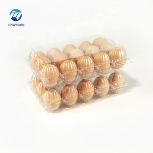 Rõ ràng nhựa khay trứng kích thước trung bình rõ ràng nhựa hộp trứng trứng chủ rỗng rõ ràng khay trứng chủ container cho trang trại - Product Image 5