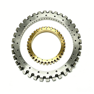 Anillo de Engranaje Dentado de Latón, Mecanizado CNC Personalizado, Anillo Sincrónico Perforado para Maquinaria Industrial - Product Image 3