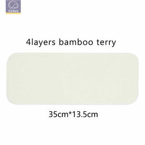 Mordedor bambú insertar lavable reutilizable transpirable de los impulsores de la almohadilla de cambio camisas bebé pañales de tela pañal - Product Image 2