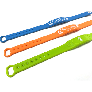 Có thể điều chỉnh RFID Silicone dây đeo cổ tay 504byte NFC Vòng đeo tay cao su - Product Image 3