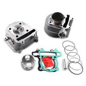 Kit de Cilindro para Motor de Scooter 157QMJ 1P57QMJ 152QMI 1P52QI GY6 125 150 con Calibre de 57.4mm, Escape de Competición Cromado, CDI, Leva, Bobina y Aceite - Product Image 4