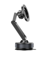 Support de téléphone magnétique universel BOOLA K600 en ABS avec rotation à 360° et fixation par ventouse pour bureaux, maisons et salles de sport
