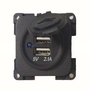 Módulo de Cargador de Doble Puerto USB CBE C-<span class=keywords><strong>Line</strong></span> de 12v para Autocaravana, Caravana, Casa Rodante - Product Image 1