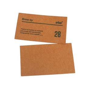 2021 Nieuwe Hot Koop Aangepaste Karton Afdrukken Handelsmerk Gevouwen Wasbare Vintage Papier Hang Tags Voor Jeans - Product Image 3