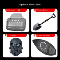 Boîte de rangement latérale noire pour voiture, support de bagages pour vitre arrière, support de pelle pour Jetour Traveler Shanhai T2, pièces de modification extérieure