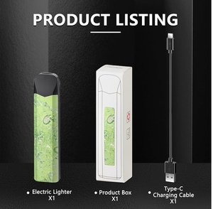 ATAO - Accesorios Metálicos para Fumar Personalizados OEM/ODM, Encendedor de Cigarrillos Eléctrico Recargable con Batería, Cargador USB Tipo C, Precalentamiento - Product Image 5