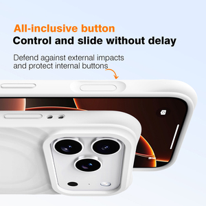 Custodia Magnetica <span class=keywords><strong>Originale</strong></span> in Silicone Liquido per <span class=keywords><strong>iPhone</strong></span> 17 16 15 14 Pro, Nuova <span class=keywords><strong>Cover</strong></span> Antiurto in Silicone con Effetto Ondulato - Product Image 4