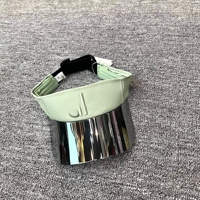 Gorra Visera Solar Blanca y Negra con Protección UV, Visera Rígida Tipo Flapper para Yoga
