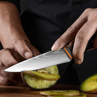 Cuchillo de chef de acero inoxidable para uso doméstico, juego de cuchillos de cocina, cuchillo japonés, cuchillo Santoku, cuchillo para pan, cuchillo para rebanar, cuchillo multiusos