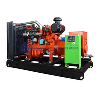 Convertidor de Biogás Rural de 220KW, Generador de Gas Propano con Enfriamiento por Agua y Arranque Eléctrico para GLP, Gas Natural, Gas de Síntesis y Gas de Biomasa -95%