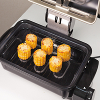 Grill à poisson électrique pouces sans fumée, rôtissoire à poissons