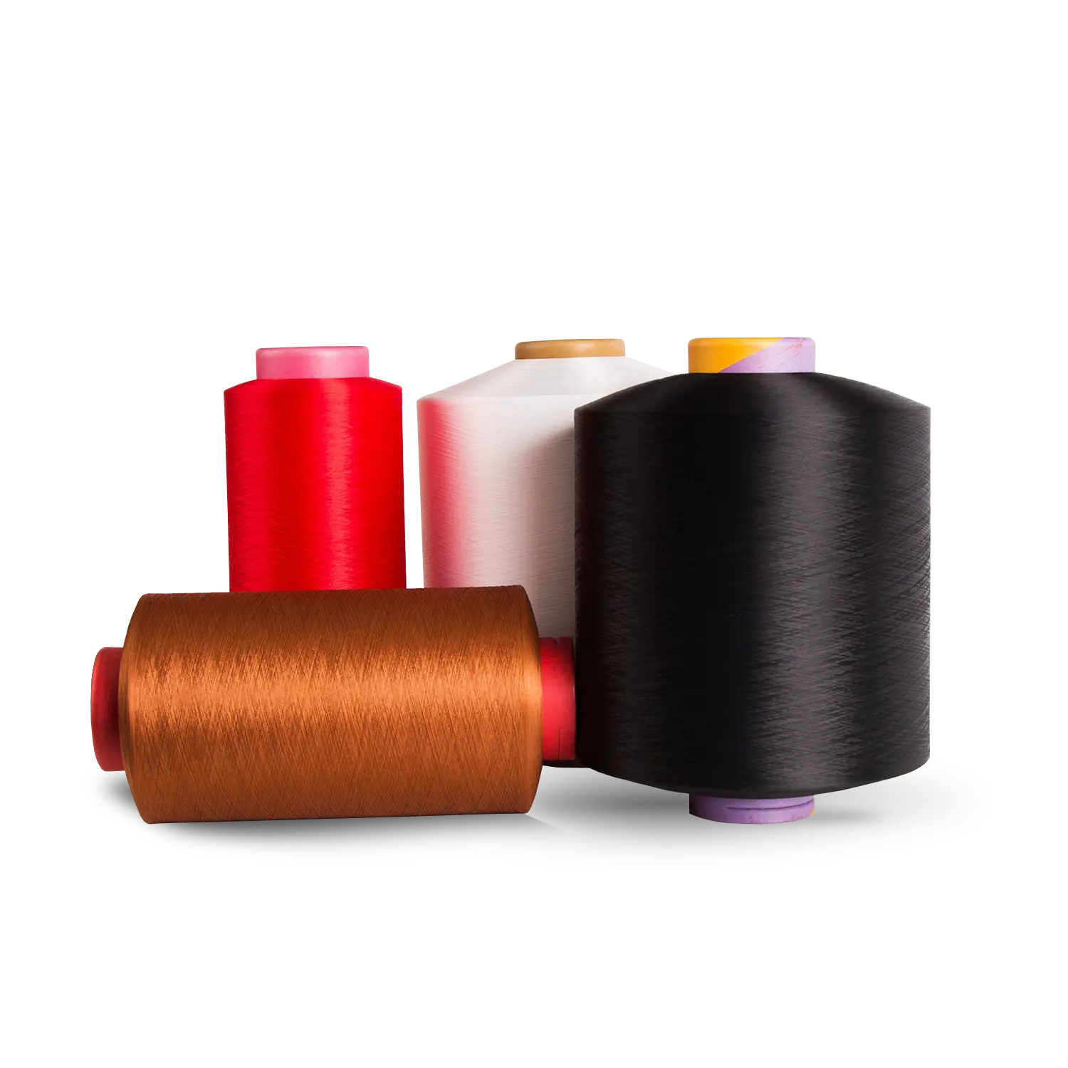 100% Polyester AA Garde Brand Recrone Flat Knitting Yarn Freshly Dye-Dyed Strong & Recycled Twisted Yarn 150/2 Size on Demand
