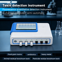 Détecteur quantitatif de fluorescence, analyseur de toxines fongiques et testeur de métaux lourds dans les aliments, équipement de test par spectrophotomètre