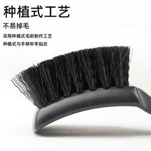 Car Tire <b>Brush</b> Stiff Bristle Plastic <b>Cleaning</b> <b>Brush</b> <b>For</b> Wheel Rim And Steel Rim Maintenance - Product Image 3